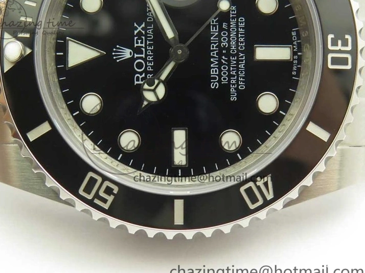 1228 Submariner 116610 LN Black Ceramic VRF 904L 1:1 Best Edition on SS Bracelet VR Cozy 3340